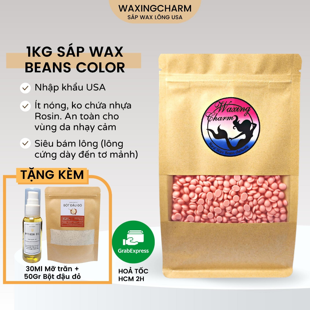 1KG SÁP WAX LÔNG, SÁP WAX BEANS NÓNG WAX LÔNG TẨY LÔNG NHẬP KHẨU USA ...