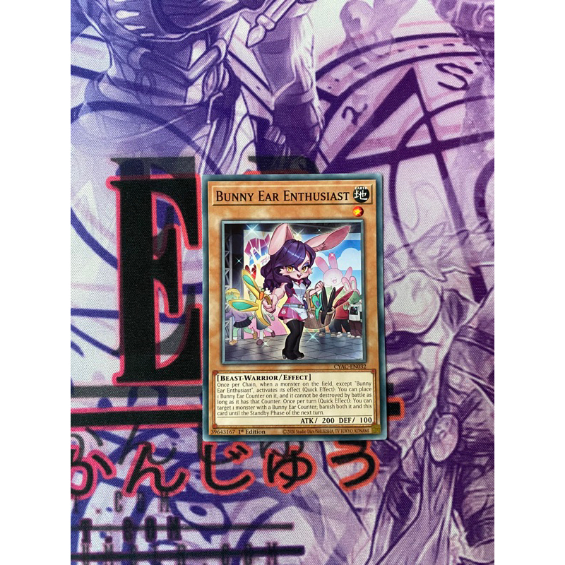 Thẻ bài Yugioh Bunny Ear Enthusiast Common CYACEN032 Shopee Việt Nam