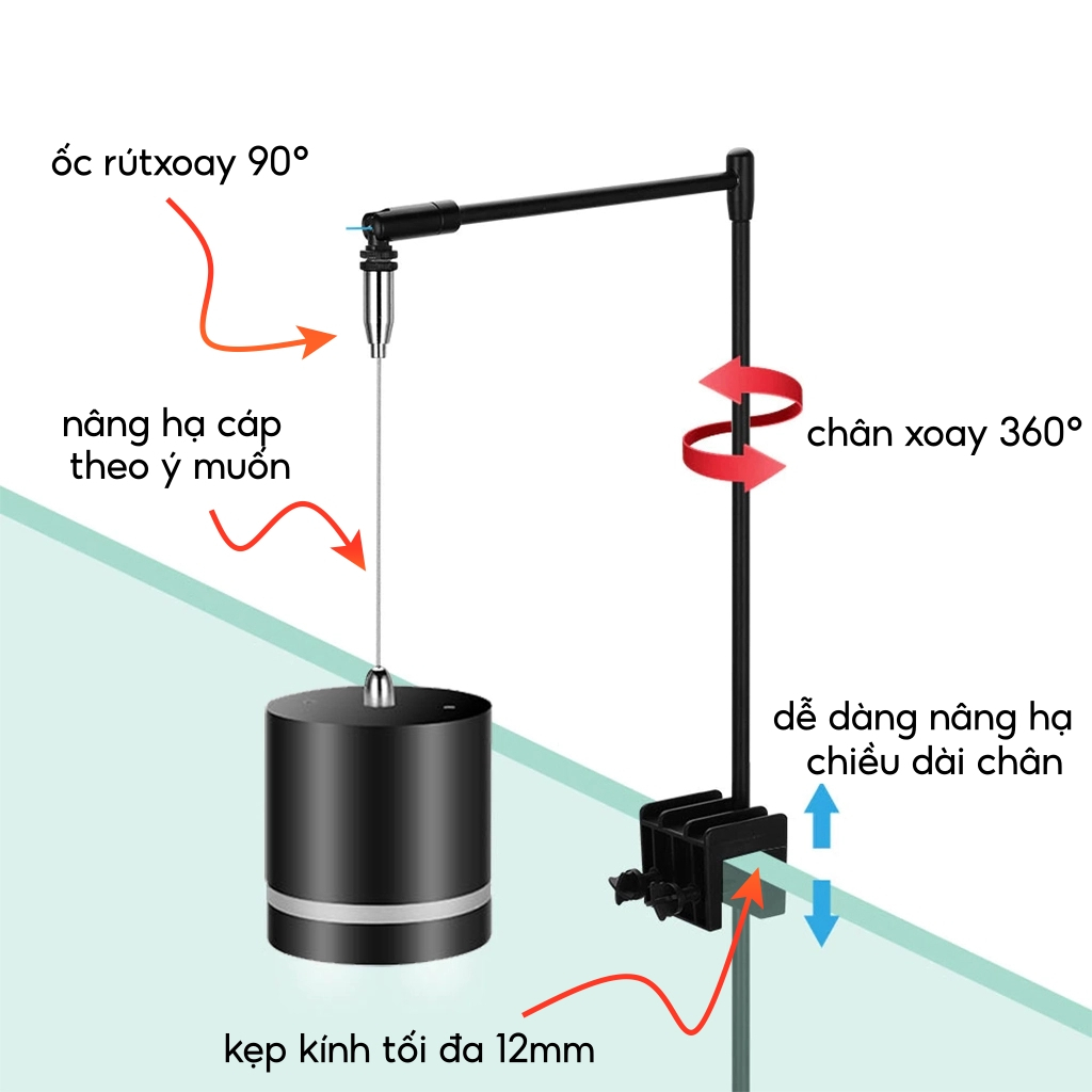 Led Rọi KAOKUI KK-F06-3 chế độ- 24W RGB| Đèn LED rọi cho hồ Biotop, hồ ...