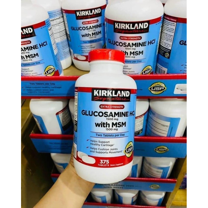 Viên uống xương khớp Glucosamine HCl 1500mg with MSM 1500mg 375 viên