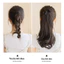 Tóc cột xoăn ngắn tư nhiên- Tóc giả đuôi ngựa xoăn dài 35cm QiQiShop