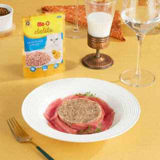 [ Thanh lý cận date ] Pate Me-o Delite gói - Thức ăn mèo nội địa Thái Lan 70g ___ Me-O DELITE gói 70g _