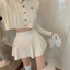 FREESHIP CHÂN VÁY TENNIS XẾP LY DÁNG XOÈ ULLAZANG
