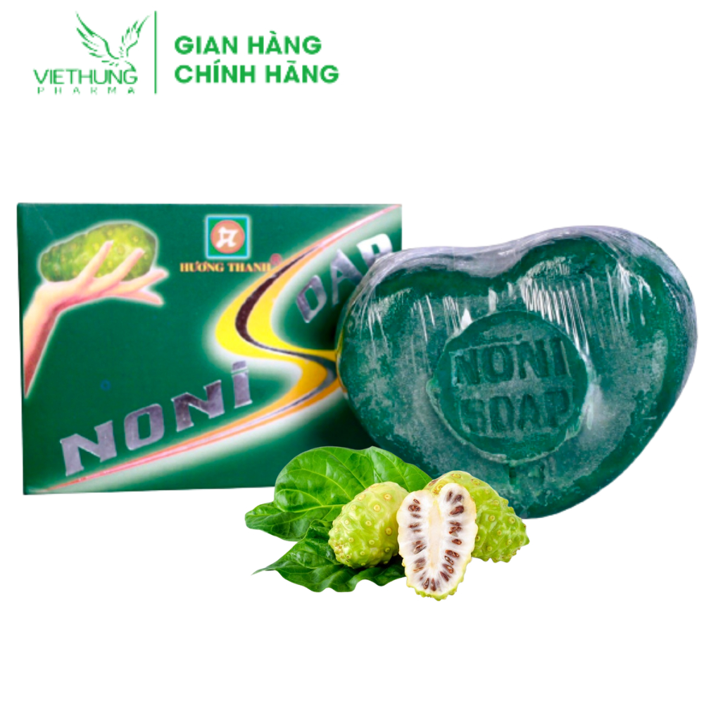 Xà Bông Nhàu Hương Thanh Noni Soap, xà phòng thảo dược giúp mềm mịn da, loại bỏ tế bào chết, bánh 80g
