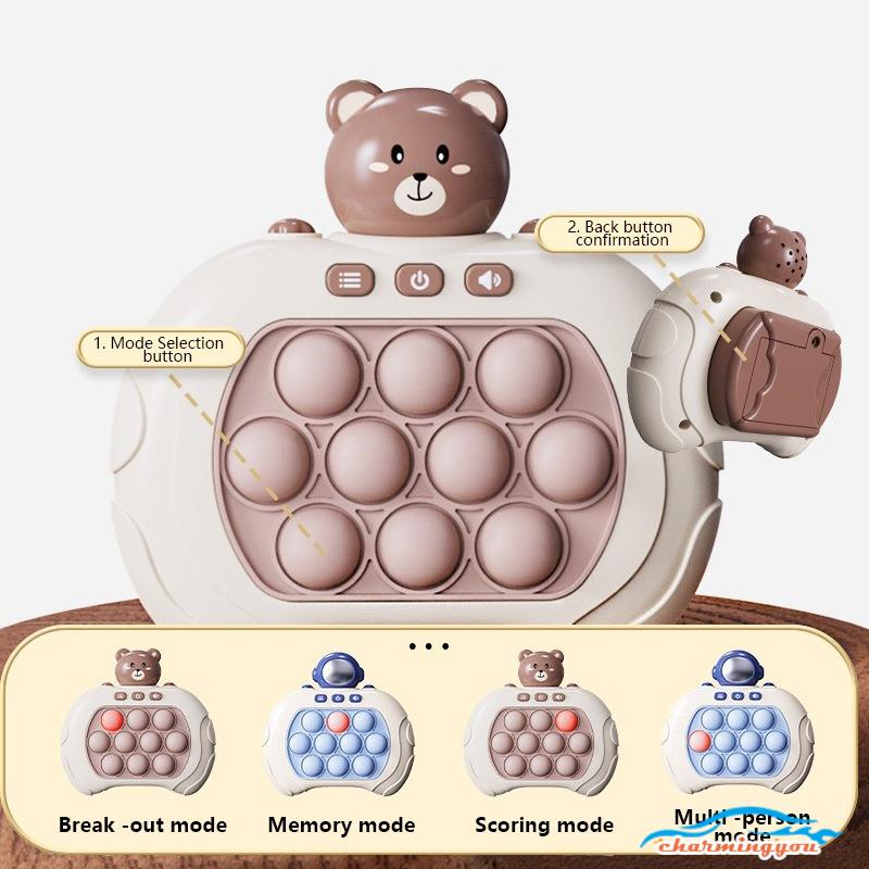 Máy Game Popit Bản Tiếng Anh Luyện Mắt Luyện Tay, Rèn Trí Thông Minh Nhanh Nhạy Cho Bé-Đồ Chơi Cho Bé