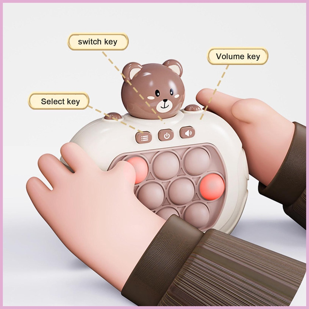 Máy Game Popit Bản Tiếng Anh Luyện Mắt Luyện Tay, Rèn Trí Thông Minh Nhanh Nhạy Cho Bé-Đồ Chơi Cho Bé