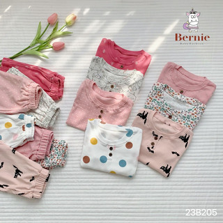 Bộ mặc nhà bé gái. Bộ quần áo ngắn tay bé gái. Bộ cộc tay/ ngắn tay bé gái. Bộ cúc dừa siêu xinh bé gái 100% cotton