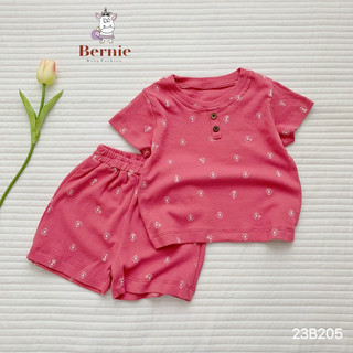 Bộ mặc nhà bé gái. Bộ quần áo ngắn tay bé gái. Bộ cộc tay/ ngắn tay bé gái. Bộ cúc dừa siêu xinh bé gái 100% cotton