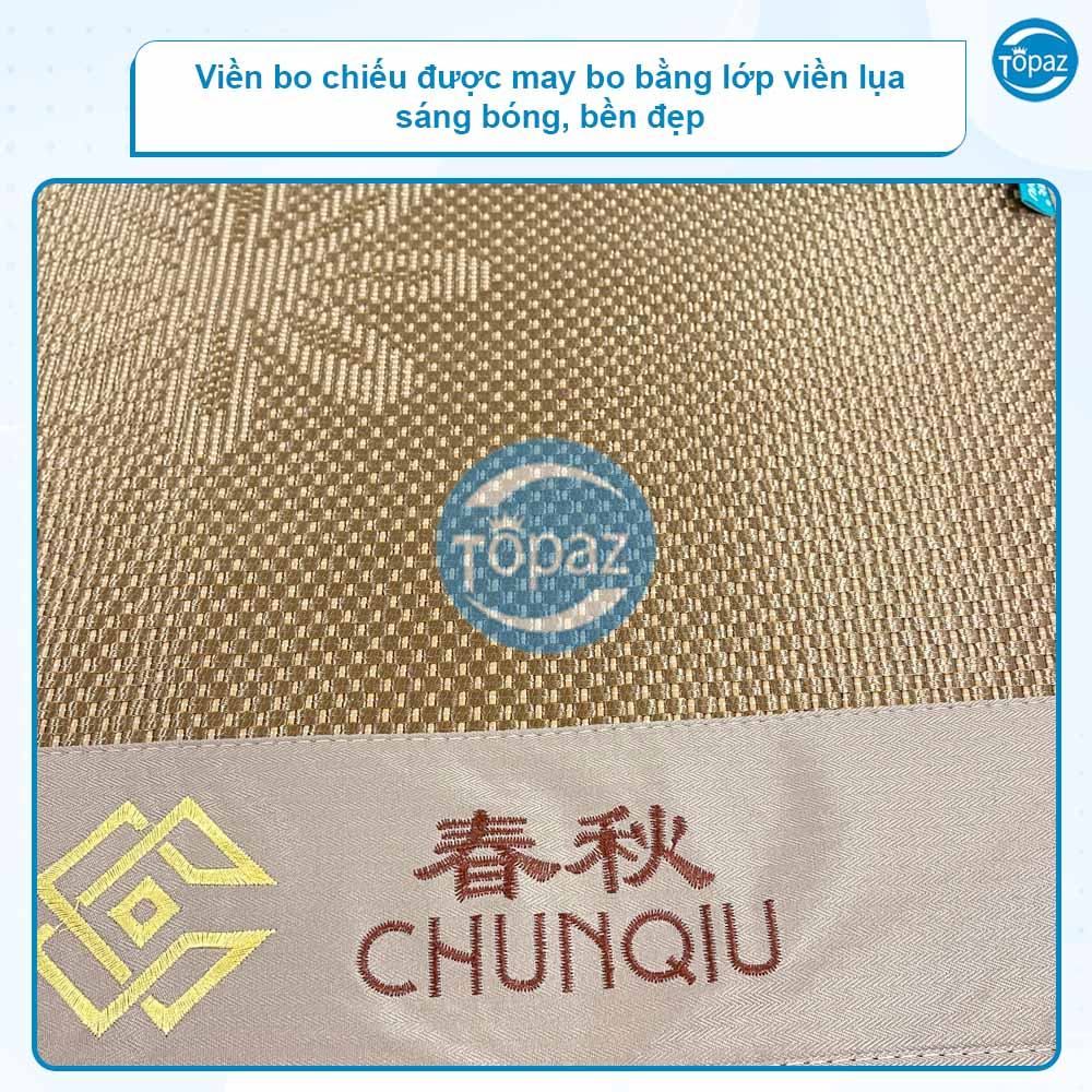 Chiếu Mây Điều Hòa Chunqiu Cao Cấp TOPAZ Nhập Khẩu Sợi Mây Thoáng Mát Dễ Chịu Khi Nằm