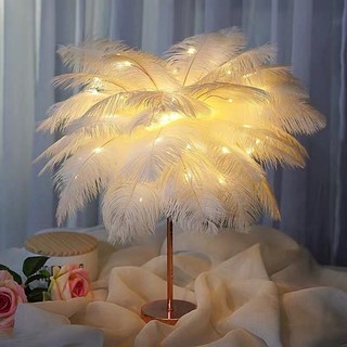 Lông đà điểu trang trí đám cưới, quần áo, mũ, decor chụp ảnh.... QNshop Handmade