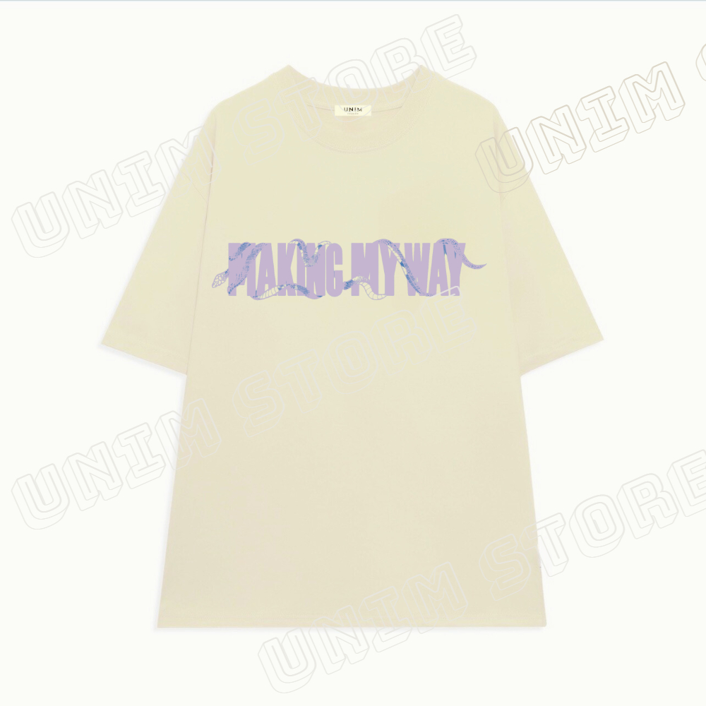 [VẢI 250 GSM] Áo Thun Making My Way Unim Store 100% Cotton cao cấp Basic Tee Shirt In Chữ Sơn Tùng MTP - APST