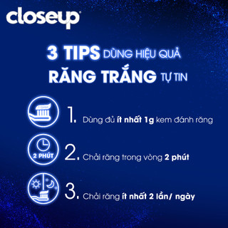 Bộ 3 Kem Đánh Răng Closeup Diamond Attraction - Trắng răng sau 1 lần chải 100g