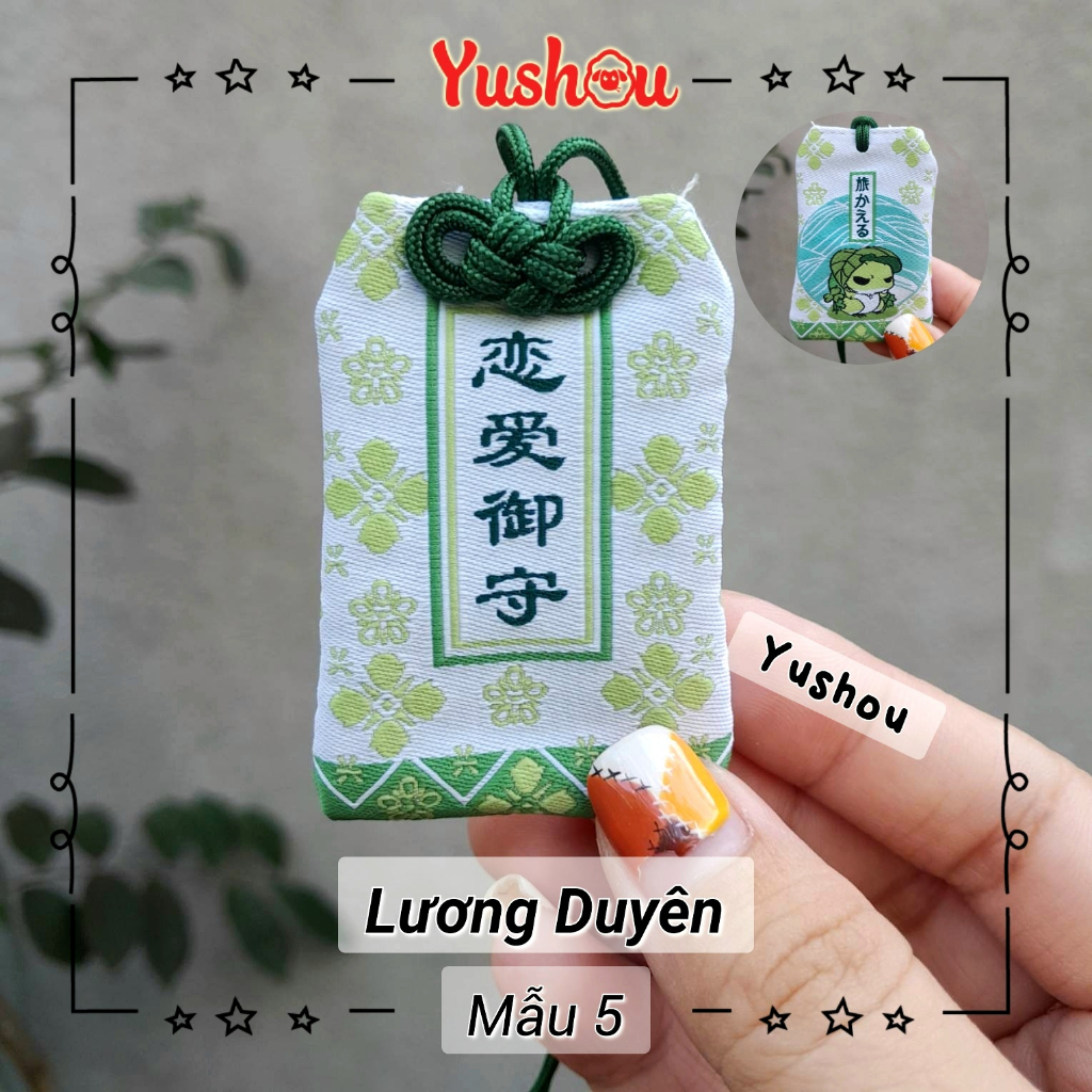 Túi Phước Yushou Tình Yêu Mẫu 5 - Kiểu Omamori Nhật, Có sẵn, Quà tặng ý nghĩa