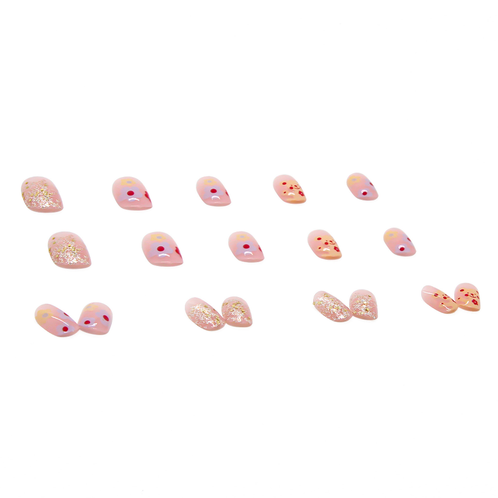 [Nail box] Set 24 móng giả kèm keo thạch và phụ kiện dán móng