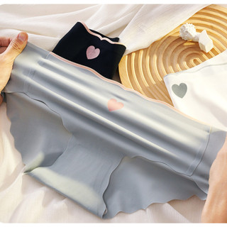 Quần lót nữ đúc su cute viền lượn sóng cạp trễ nâng mông nhẹ King Shop L-8520