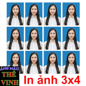 In Ảnh Thẻ 3x4 Chất Lượng Cao, Màu Đẹp, Giao Nhanh 30 Phút Tại TP.HCM - Ảnh Màu Thế Vinh