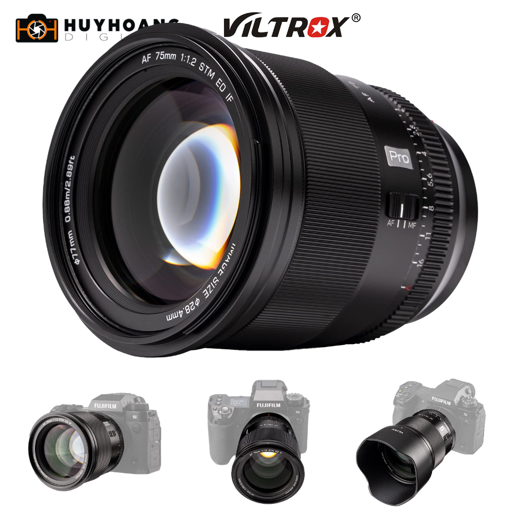 Ống Kính Viltrox 75mm F1.2 XF STM ED for Fujifilm XF | BigBuy360 - bigbuy360.vn