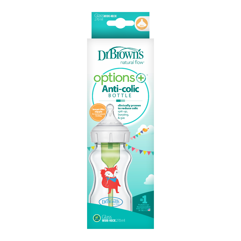 Ảnh Bình sữa thuỷ tinh Dr Brown's "Option Plus" cổ rộng 150ml và 270ml TQ. 4
