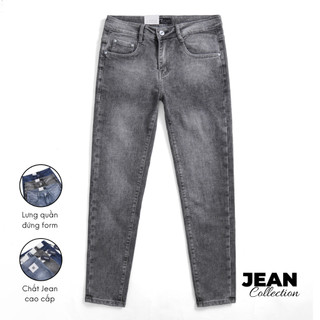 Quần jean nam trơn KBOY SHOP quần bò form regular fit trẻ trung ,chất bò cao cấp với 3 màu bassic - QJN02