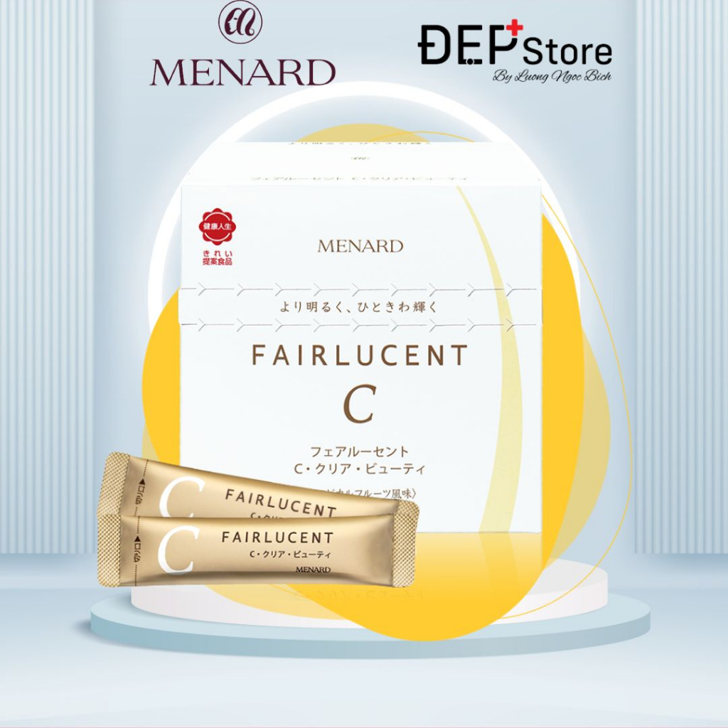 Siêu thực phẩm Menard Fairlucent C chống oxy hóa và hỗ trợ làm đẹp da ( hộp 60 gói x 1,6 gr)
