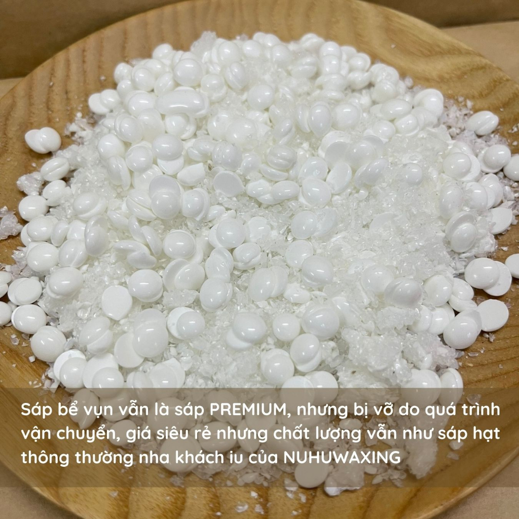 Sáp wax lông wax bean cao cấp SIÊU BÁM LÔNG, wax dẻo, thơm ( trong suốt ...