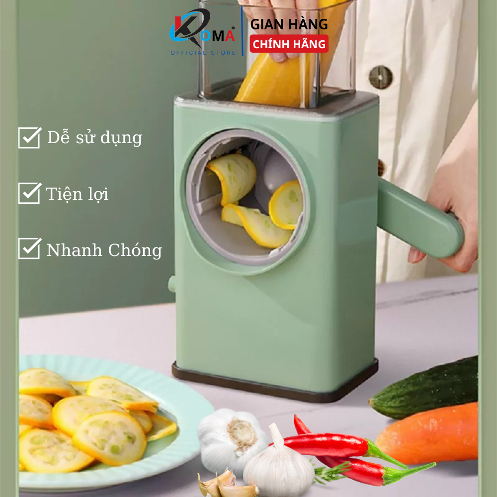 Máy Thái Rau Củ Quả Đa Năng 4 in 1 Vegetable Cutter, Máy Cắt Máy Bào Củ ...