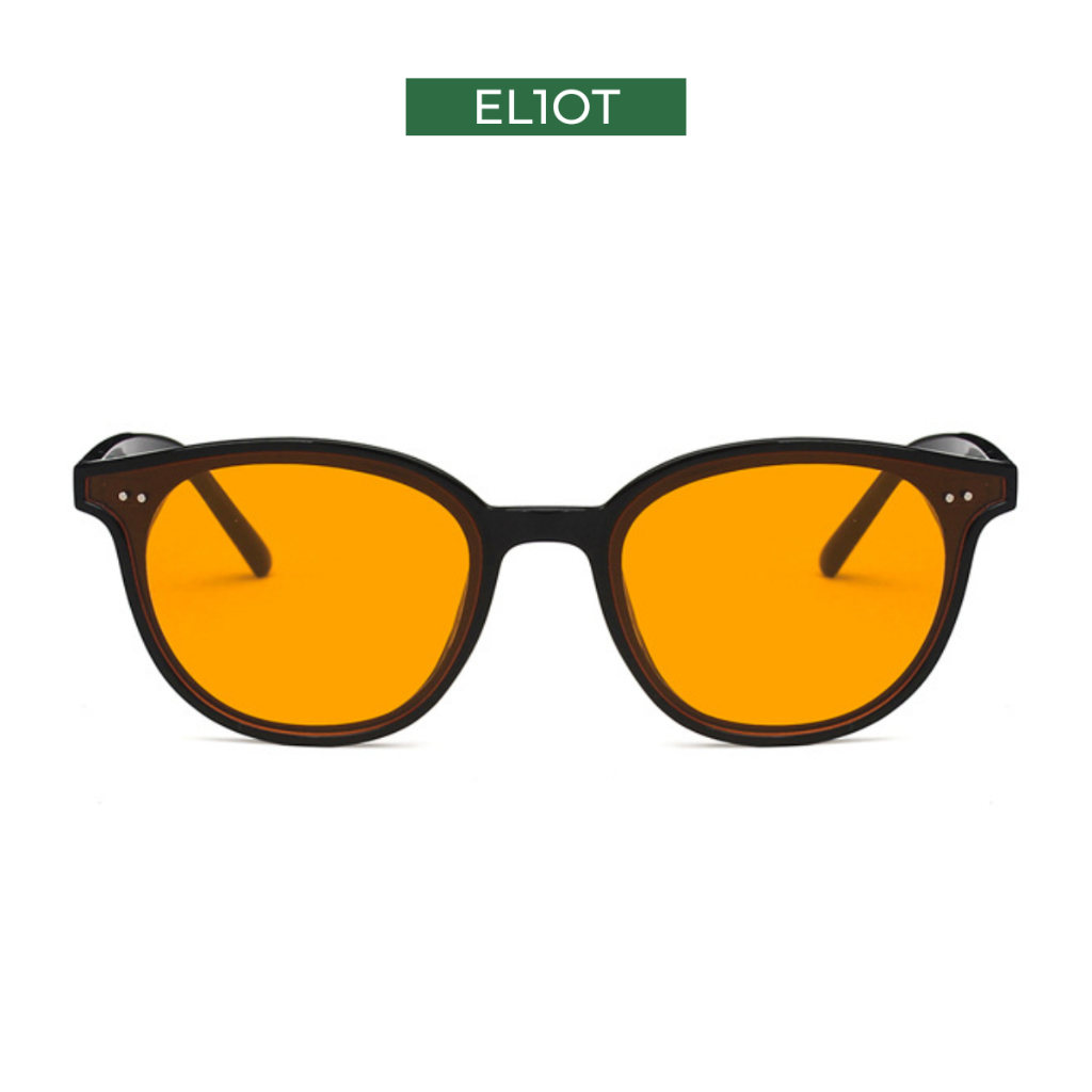 Kính râm mắt tròn ELIOT Eyewear tròng kính chống tia UV400 kiểu dáng thời trang phù hợp nam nữ 86318