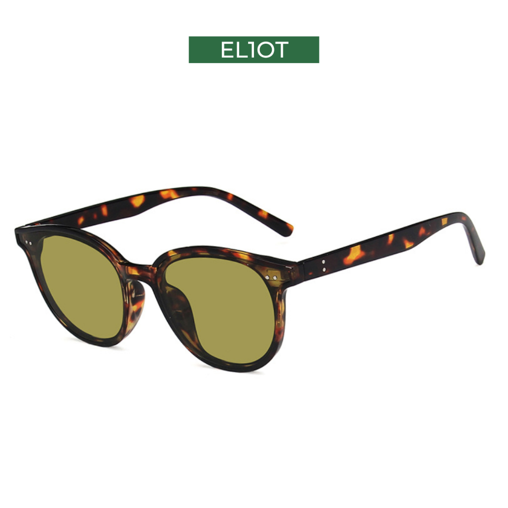 Kính râm mắt tròn ELIOT Eyewear tròng kính chống tia UV400 kiểu dáng thời trang phù hợp nam nữ 86318