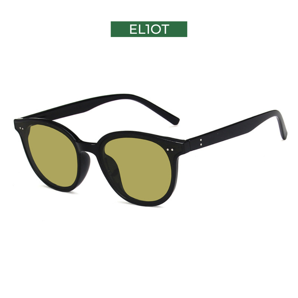 Kính râm mắt tròn ELIOT Eyewear tròng kính chống tia UV400 kiểu dáng thời trang phù hợp nam nữ 86318