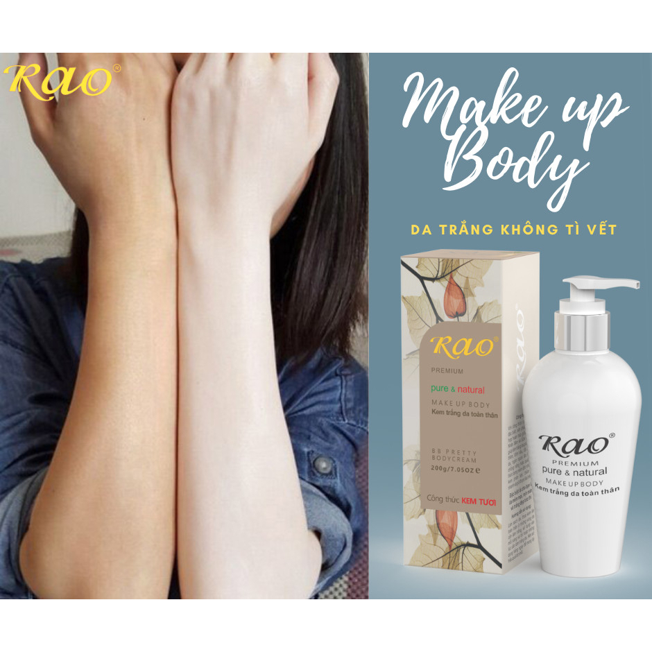 Kem BODY Kem Trắng Da Toàn Thân RAO Kem RAO
