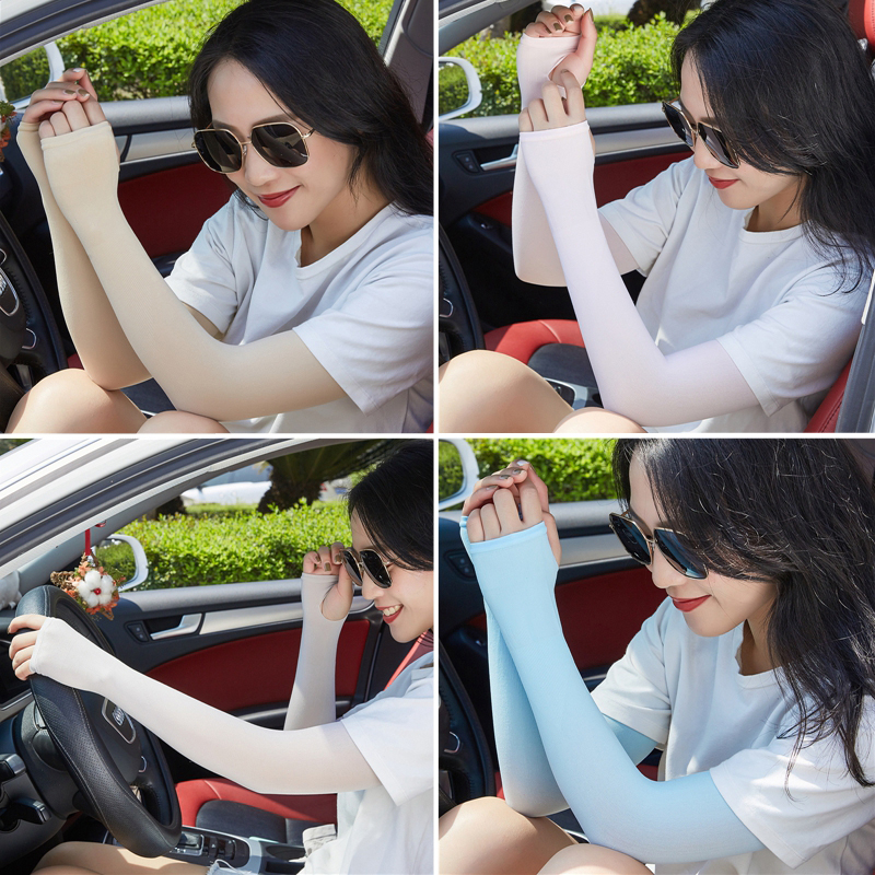 Găng tay chống nắng dài xỏ ngón,ống tay chống nắng ngoài trời chống tia UV,bao tay chống nắng thoáng khí cõ giãn cao