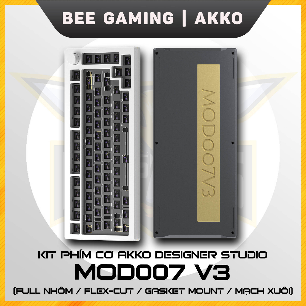 Kit bàn phím cơ AKKO Designer Studio – MOD007v3 (Fulll kim loại / Mạch ...