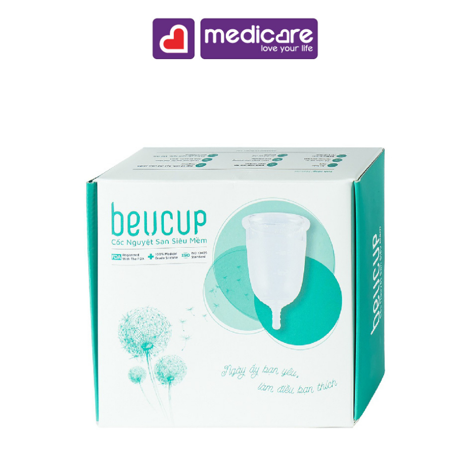 Cốc nguyệt san BEUCUP siêu mềm Hộp 1 cái
