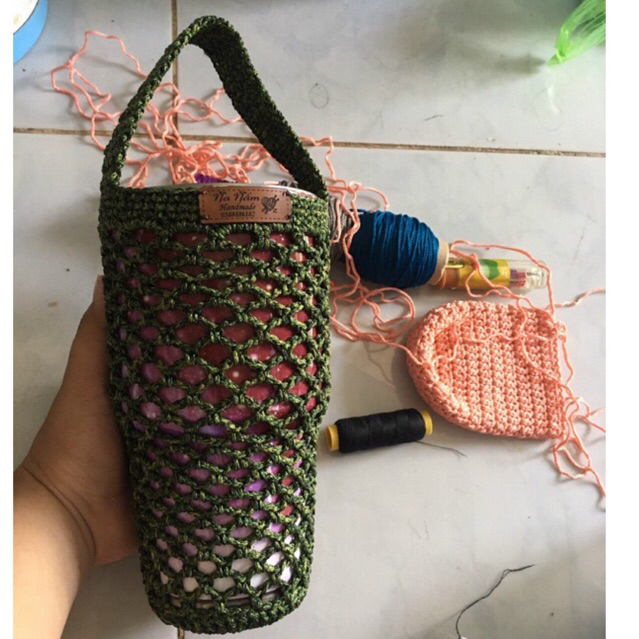 Túi đựng ly giữ nhiệt handmade | Shopee Việt Nam