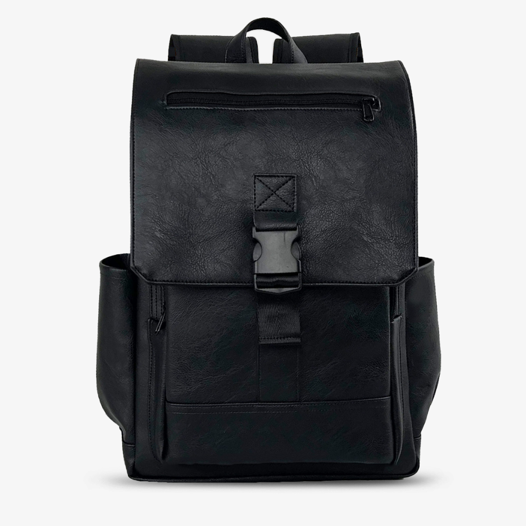 Balo laptop chất liệu da PU LAZA Saffron Backpack 554 chứa được laptop 15.6inch, chống thấm nước dòng Premium