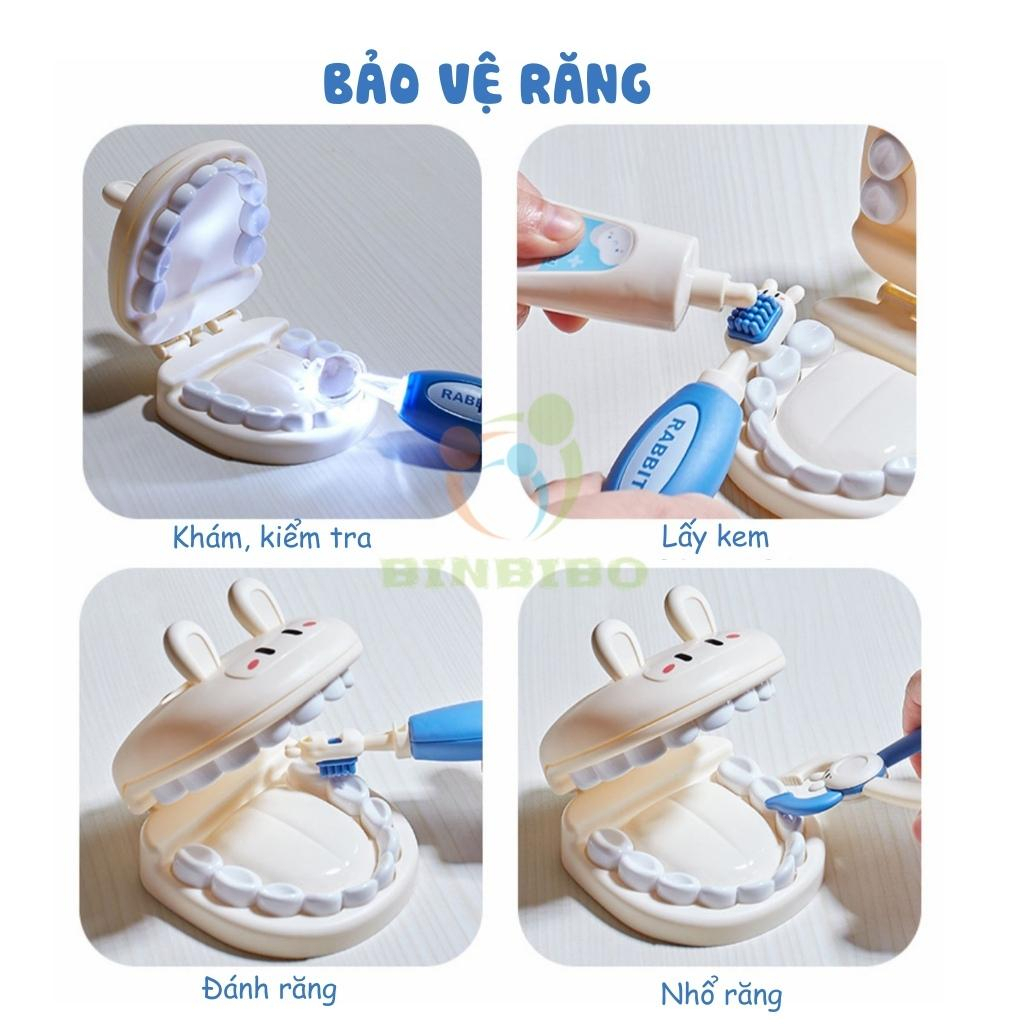 Đồ chơi bác sĩ cho bé trai gái cao cấp, mô phỏng thiết bị y tế thật, đồ chơi trẻ em nhập vai - Binbibo