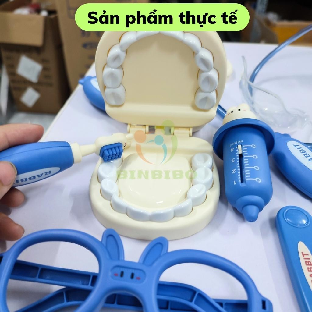 Đồ chơi bác sĩ cho bé trai gái cao cấp, mô phỏng thiết bị y tế thật, đồ chơi trẻ em nhập vai - Binbibo