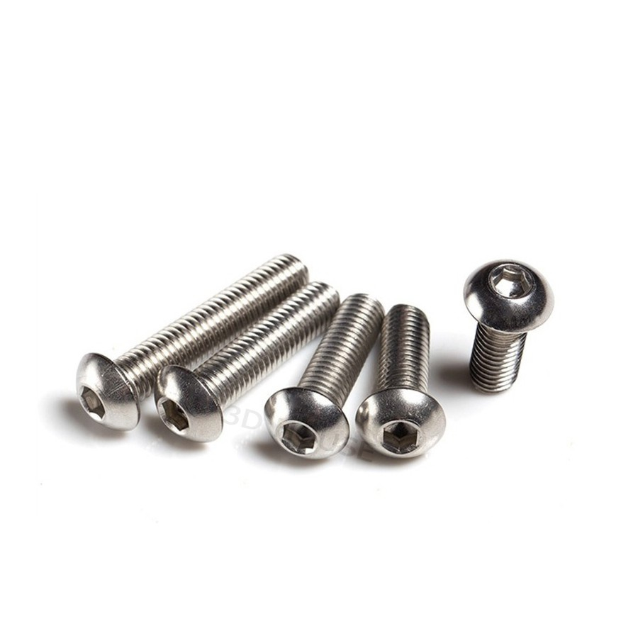 Set 10 con Ốc - Bulong Lục Giác Inox đầu dù 304 M3 M4 M5 M6 các độ dài ...