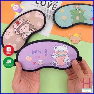 Miếng che mắt,miếng bịt mắt chống chói khi ngủ nhiều hình cute dễ thương { H }