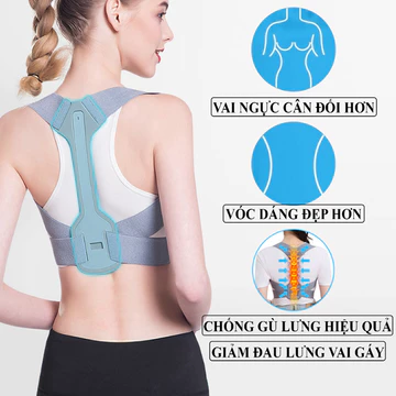 Đai Chống Gù Lưng Cho Người Lớn Và Trẻ Em, Đai Chống Gù Mỏng Nhẹ Thoáng Khí, Định Hình Giữ Dáng