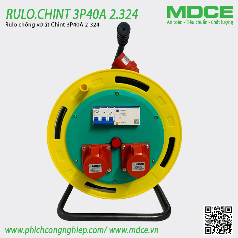 Ổ cắm điện rulo tròn Rulo.chint 3p40a 2.324 | Shopee Việt Nam