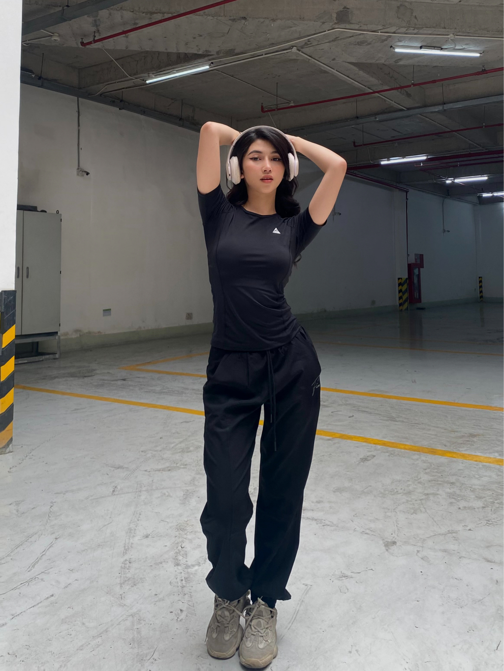 Ảnh Bộ đồ tập gym Fitme Sportswear Sigma, quần dài Jogger chất liệu microfiber thoáng mát 4