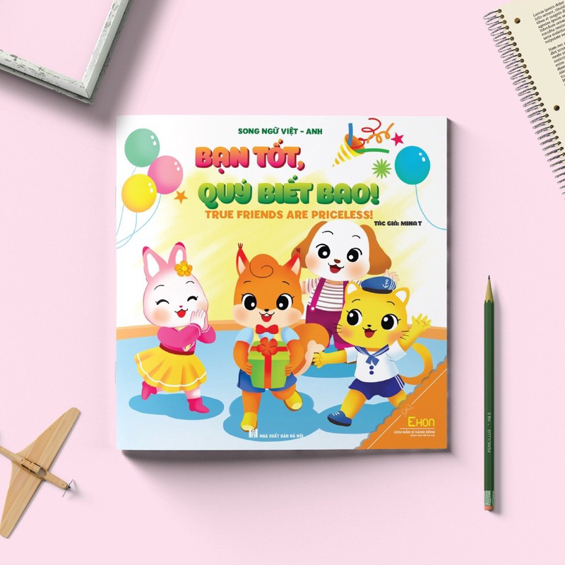 Ảnh Sách-Bộ 10 cuốn Truyện Tranh Ehon Ươm Mầm Tính Cách Kĩ Năng Sống - Bộ 10 cuốn Song ngữ Việt Anh 2