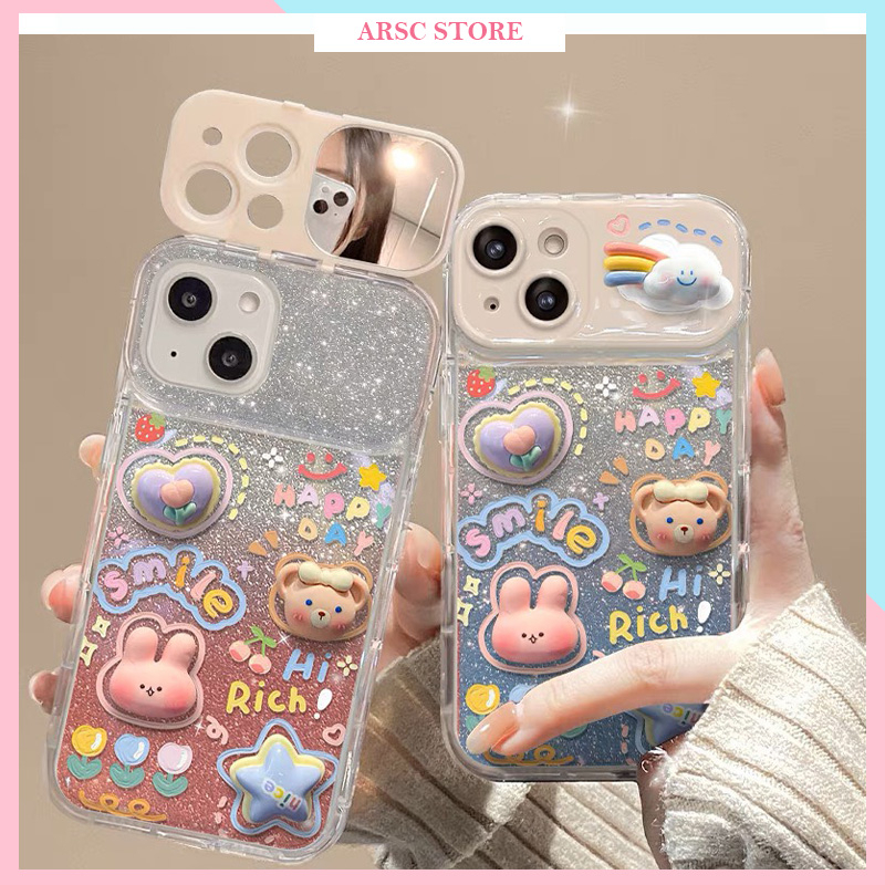 Ốp Lưng Iphone Che Gương Dán Sticker 3D Dễ Thương Cho Iphone X XS XS ...