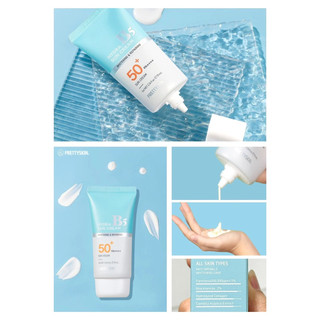 Kem Chống Nắng B5 Pretty Skin Phục Hồi Dưỡng Trắng Hàn Quốc Hydra B5 Sun Cream 70ml Cấp Ẩm, Nâng Tone, Nhanh Thấm - Bebe