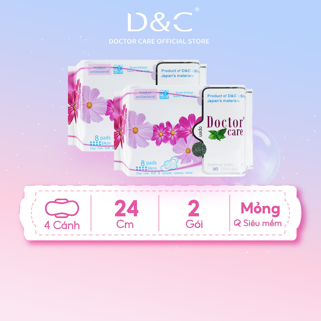 Combo 5 gói băng vệ sinh thảo dược Doctor Care ban ngày | Shopee Việt Nam