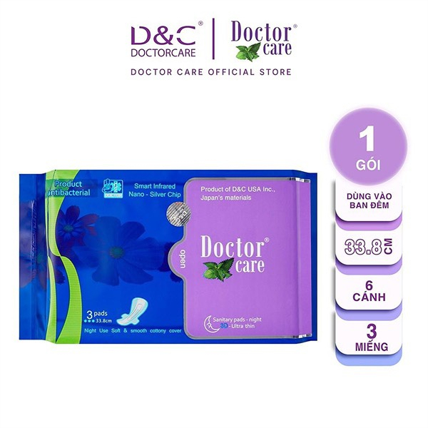 Combo 5 gói Băng vệ sinh thảo dược Doctor Care ban đêm | Shopee Việt Nam