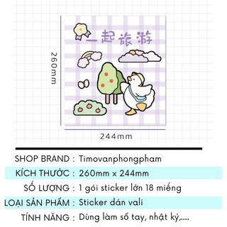 Sticker Dán Vali Cute To Trang Trí Laptop Điện Thoại Timo ST69