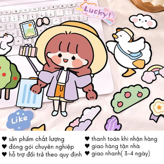 Sticker Dán Vali Cute To Trang Trí Laptop Điện Thoại Timo ST69