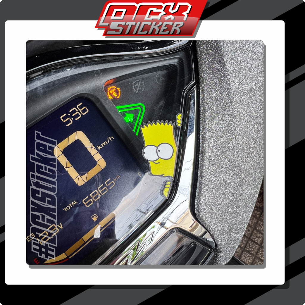 Sticker Simpsons | Hình Dán Simpsons | Dán Biển Số Xe , Phụ Kiện , Điện Thoại , Ipad , Bình Nước , Laptop | STK-011
